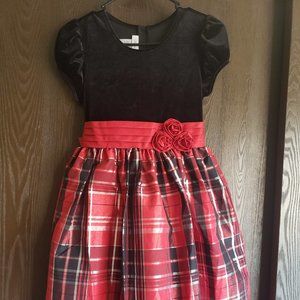 Bonnie Jean Velvet and Bow Party Dress Child